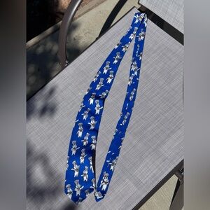 Ralph Marlin Vintage Novelty Tie Pillsbury Doughboy Men's Necktie 1996